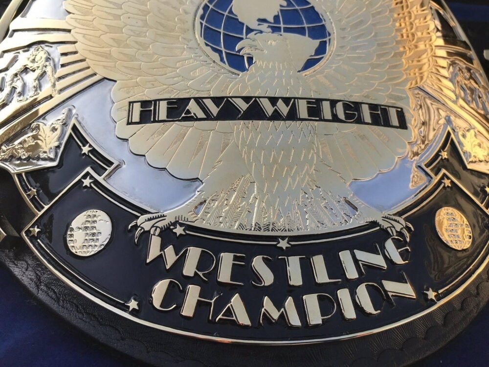 WWF WINGED EAGLE DUAL PLATED Championship Belt - Image 8