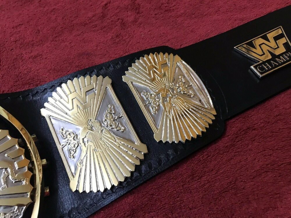 WWF WINGED EAGLE DUAL PLATED Championship Title Belt - Image 11