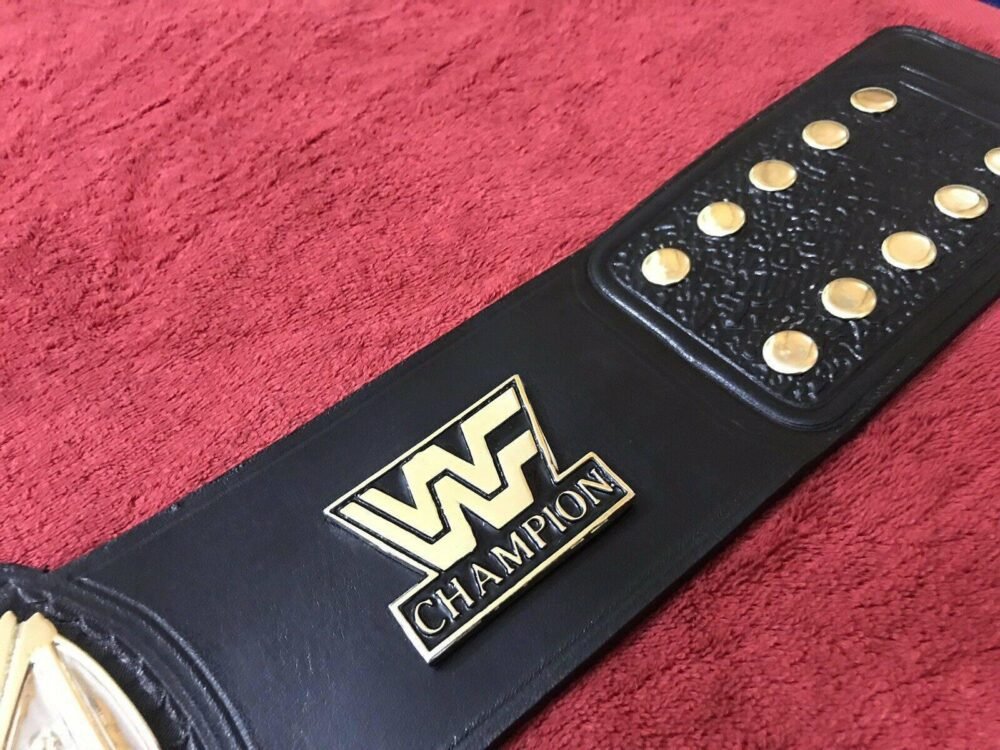 WWF WINGED EAGLE DUAL PLATED Championship Title Belt - Image 14