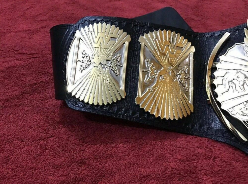 WWF WINGED EAGLE DUAL PLATED Championship Title Belt - Image 12