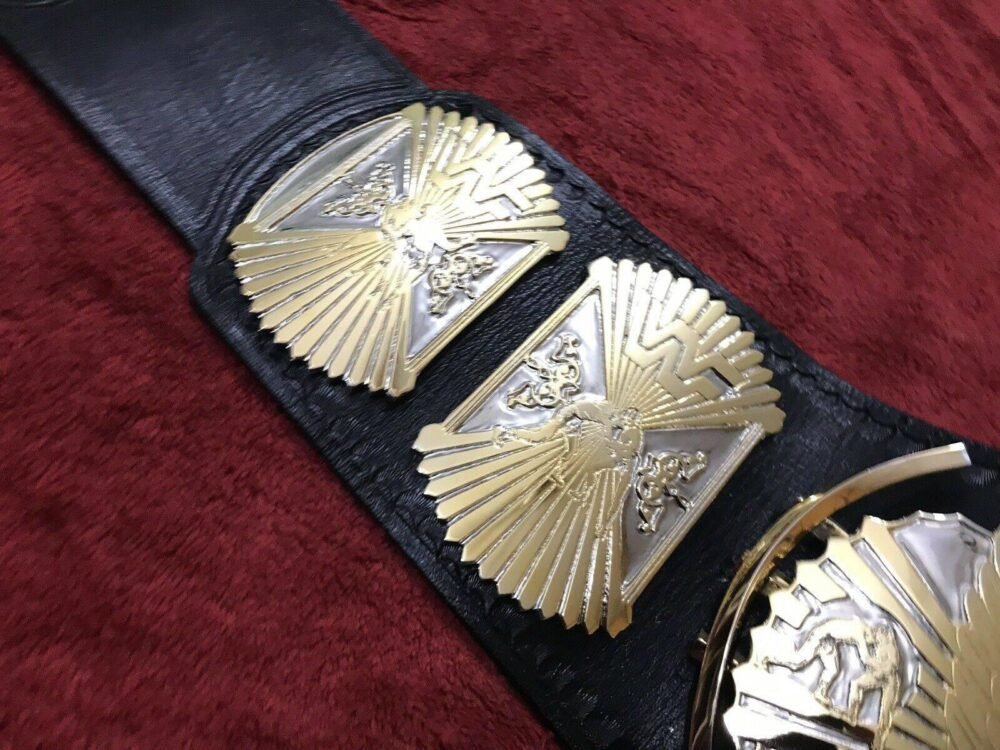 WWF WINGED EAGLE DUAL PLATED Championship Title Belt - Image 10