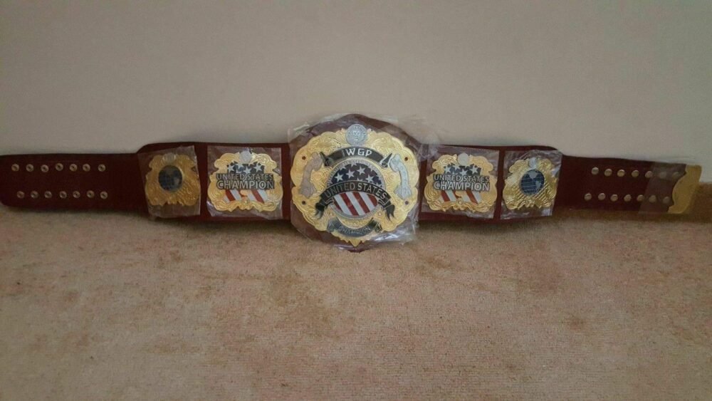 IWGP UNITED STATES DOUBLE STACKED Championship Belt - Image 3