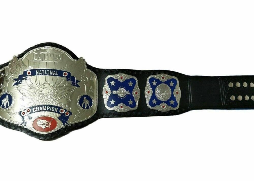 NWA NATIONAL Championship Belt - Image 3