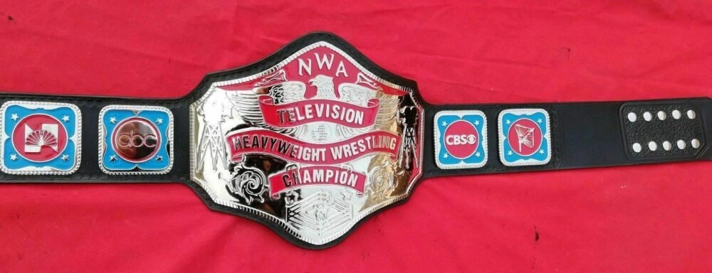 NWA TELEVISION HEAVYWEIGHT Wrestling Belt - Image 2