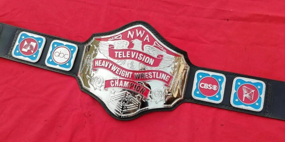 NWA TELEVISION HEAVYWEIGHT Wrestling Belt - Image 3