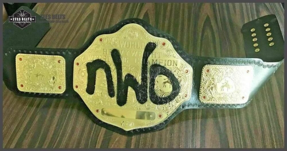 NWO BIG GOLD Brass Championship Belt - Image 2