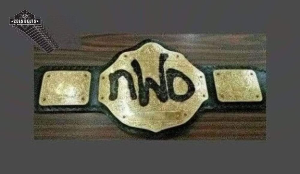 NWO BIG GOLD Brass Championship Belt - Image 6