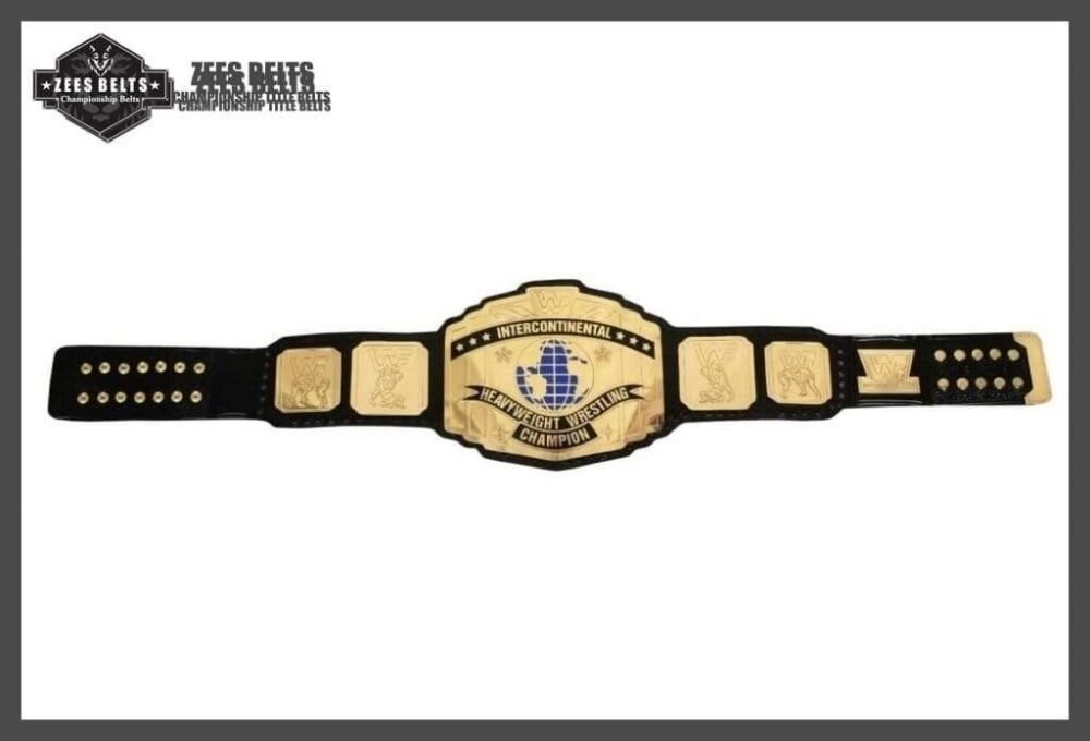 WWF INTERCONTINENTAL Brass Championship Title Belt