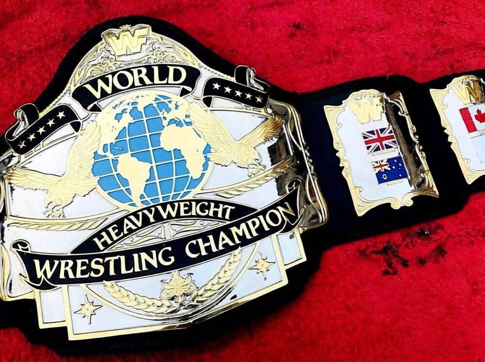 WWF ANDRE HEAVYWEIGHT 87 GOLD Championship Title Belt - Image 2